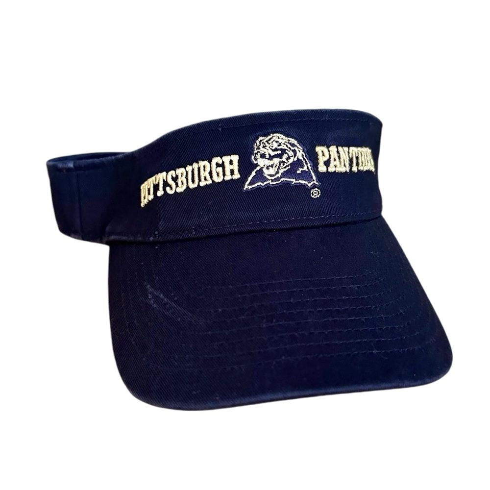 Aeropostale Pittsburgh Panthers Visor Hat Adjustable Collegiate One Size NWOT